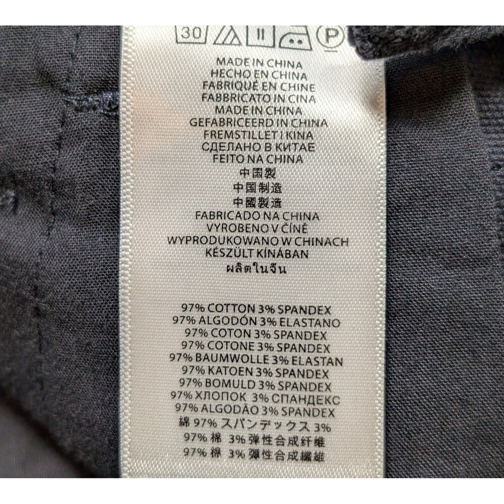 NWT Michael Kors Size 2 Moto Pants Navy Blue Gold Zippers Stretch Designer Chic - Picture 6 of 8